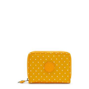 Kipling Money Love Klassieke Printed Small Wallet Portefeuille Geel | BE 2199OK